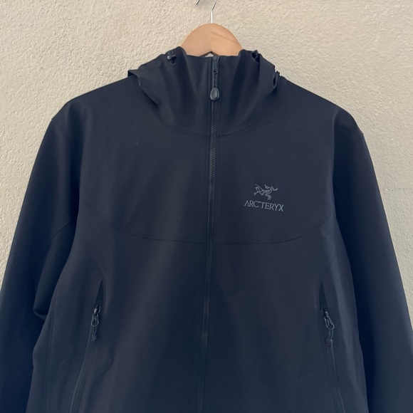Arc’teryx Gamma Hoody Jacket Womens XL Black Nylon Outdoor Hiking Wind Breaker - Picture 7 of 13